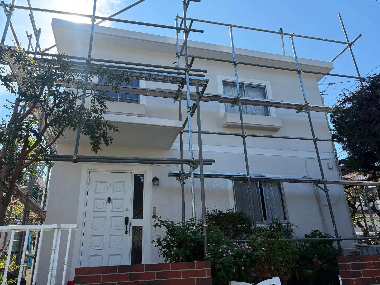 外壁塗装・外部足場🏠🎨🔨