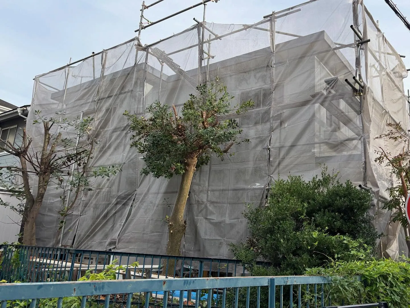 外壁塗装・外部足場🏠🎨🔨