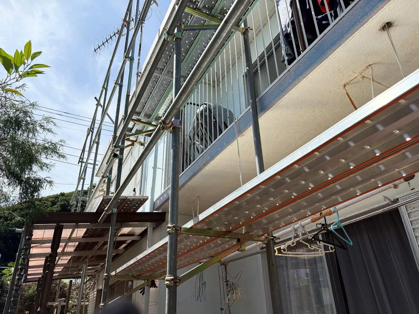 外壁塗装・外部足場🏠🎨🔨