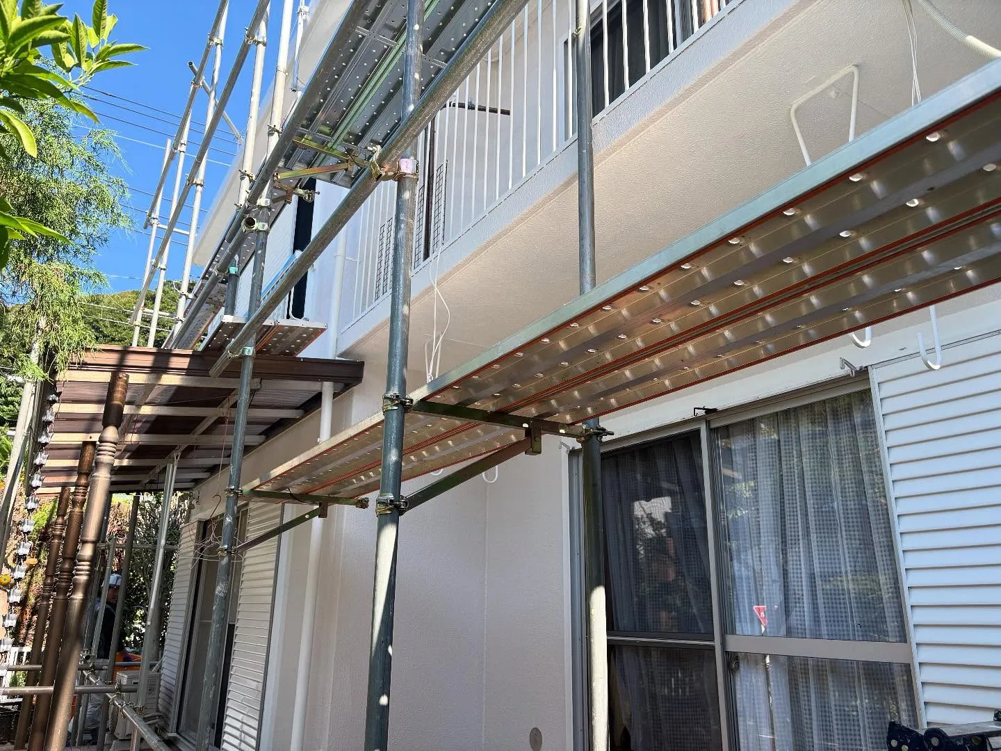 外壁塗装・外部足場🏠🎨🔨
